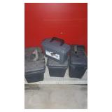 4 Plastic Storage Containers