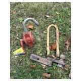 Large Clevis, Receiver Hitch & Barrel Pump