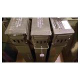 3 Metal Ammo Boxes