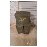 5 Metal Ammo Cans