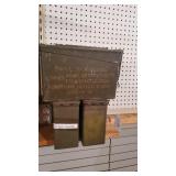 5 Metal Ammo Boxes