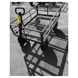 Metal Yard Cart with Wheels