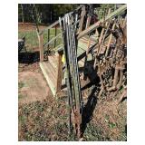 9 Metal T Fenceposts