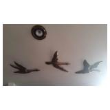 3 Resin Wall Mount Flying Ducks 3 Resin Wall Mount Flying Ducks