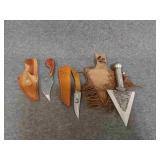 9" Overall Triangle Shaped Knife with 9" Overall Triangle Shaped Knife with