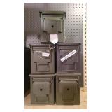 5 Metal Ammo Cases 5 Metal Ammo Cases