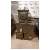 5 Metal Ammo Boxes 5 Metal Ammo Boxes