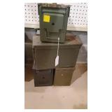 5 Metal Ammo Boxes 5 Metal Ammo Boxes