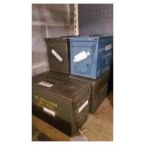 5 Metal Ammo Boxes 5 Metal Ammo Boxes