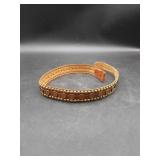 Leather Gun Strap with Pennies Attached Leather Gun Strap with Pennies Attached