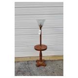 Wooden Floor Lamp with Build in Table