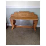 Wood Fireplace Top With Mirror