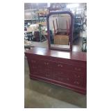 6 Drawer Dress With Mirror