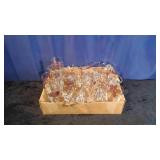 Vintage Libbey "Golden Foilage" Glassware