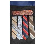 Tote of Misc. Ties & Misc. Clothing