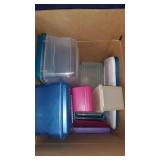 Box of Plastic Containers