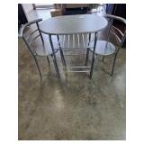 Breakfast table with 2 Chairs.