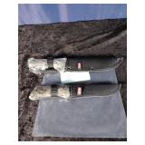 S & D Hunting/Outdoor Knives and Canvas Sheaths