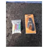 Ozark Trail Pocket knife and 4 Small Pocket knives