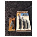 Humvee 3 Knife combo & Ozark Trail Pocket Knife