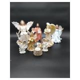 Ceramic Angels & Jesus Figurine