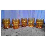 Anchor Hocking Gorgain Honey Gold Glass