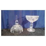 Crystal Candy Dish With Lid