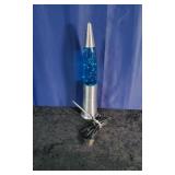 Vtg. Pliable Art Glitter Lamp