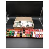 Sewing Box W/Misc. Sewing Items