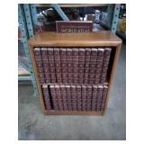 Encyclopaedia Britannica Set Wth Book Shelves
