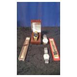 2 Timex and 1 NSC Wrist watches and Bands