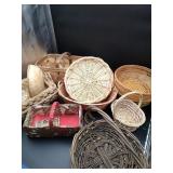 Box of Misc Baskets