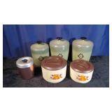 Vtg. Metal Canisters
