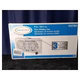 Twin Window Fan, 9in