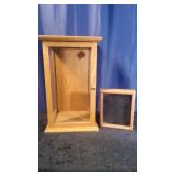 Wood & Glass Doll/Retail Box & Small Wood