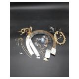 Goldtone & Silvertone Costume Jewlery and Belts