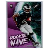 DeVonta Smith Pink Rookie Wave Prizm