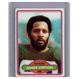 James Lofton 1980 Topps