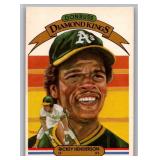1982 Donruss Diamond Kings #11 Rickey Henderson