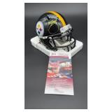 Minkah Fitzpatrick Autographed Mini Helmet (Steele