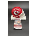 Frank Clark Autographed Mini Helmet (Chiefs)