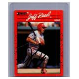 Jeff Reed In Person Autographed Card