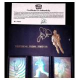 Larry Bird Hologram Card Set w/ Cert and Envelope