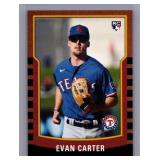 Evan Carter Throw Back Bowman Rookie