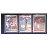 2010 Topps Chrome Refractor Lot (3 Cards)
