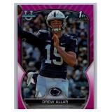 Drew Allar 1st Bowman Chrome Pink
