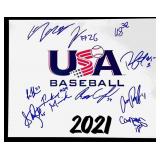 2021 Team USA Baseball Autographs and Cards