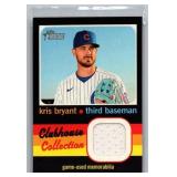 Kris Bryant Jersey Relic Card