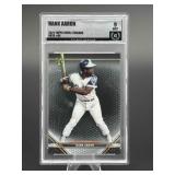 Hank Aaron Topps Triple Threads /50 Mint 9