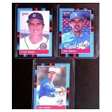 (3) 1988 Donruss Baseball Cards